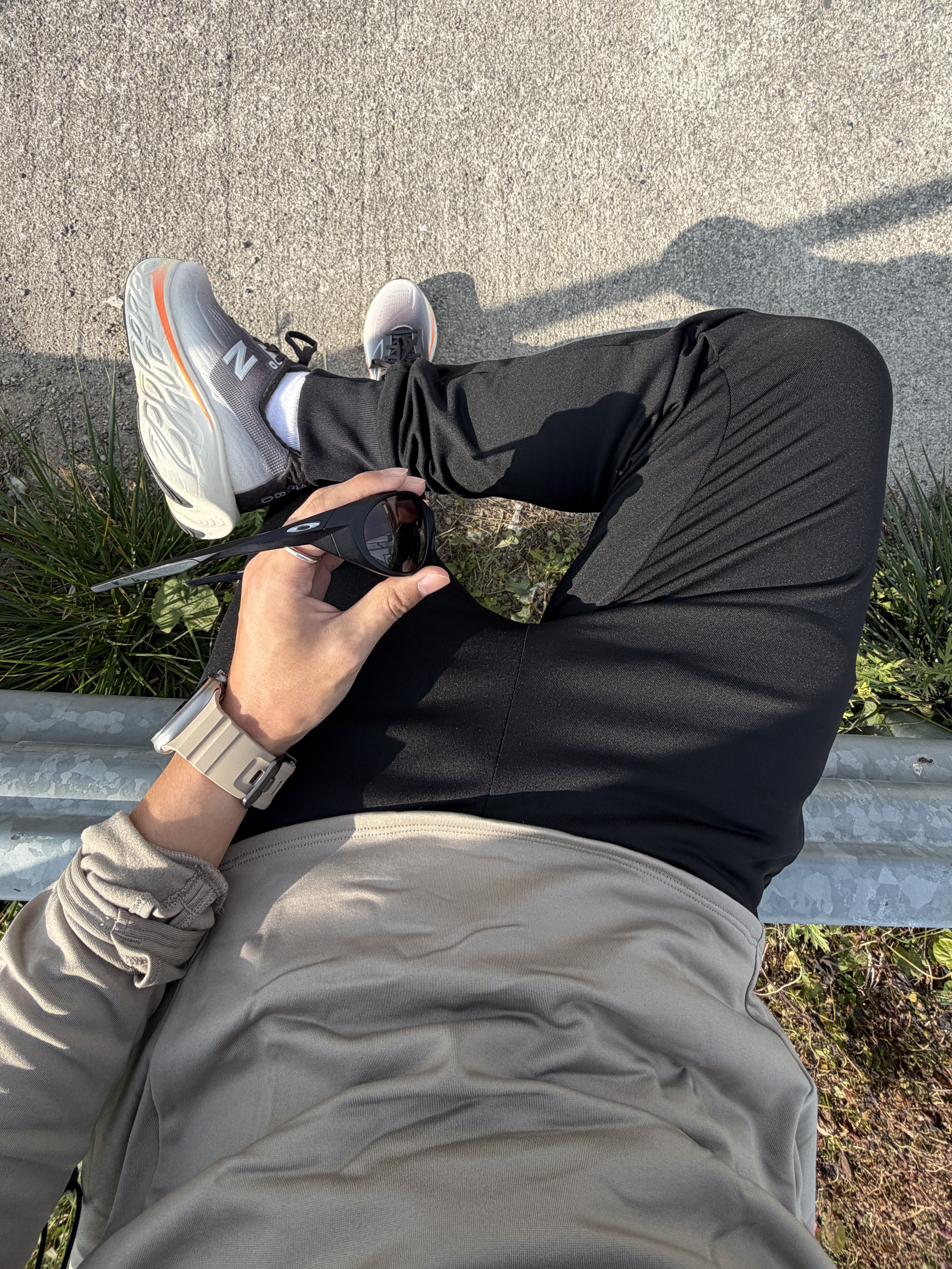 New Balance Fresh Foam X 1080v14 Black - 2E Wide, Oakley Eye Jacket Redux Matte Black Frame Prizm Grey Lenses High Bridge Fit 착용 스타일