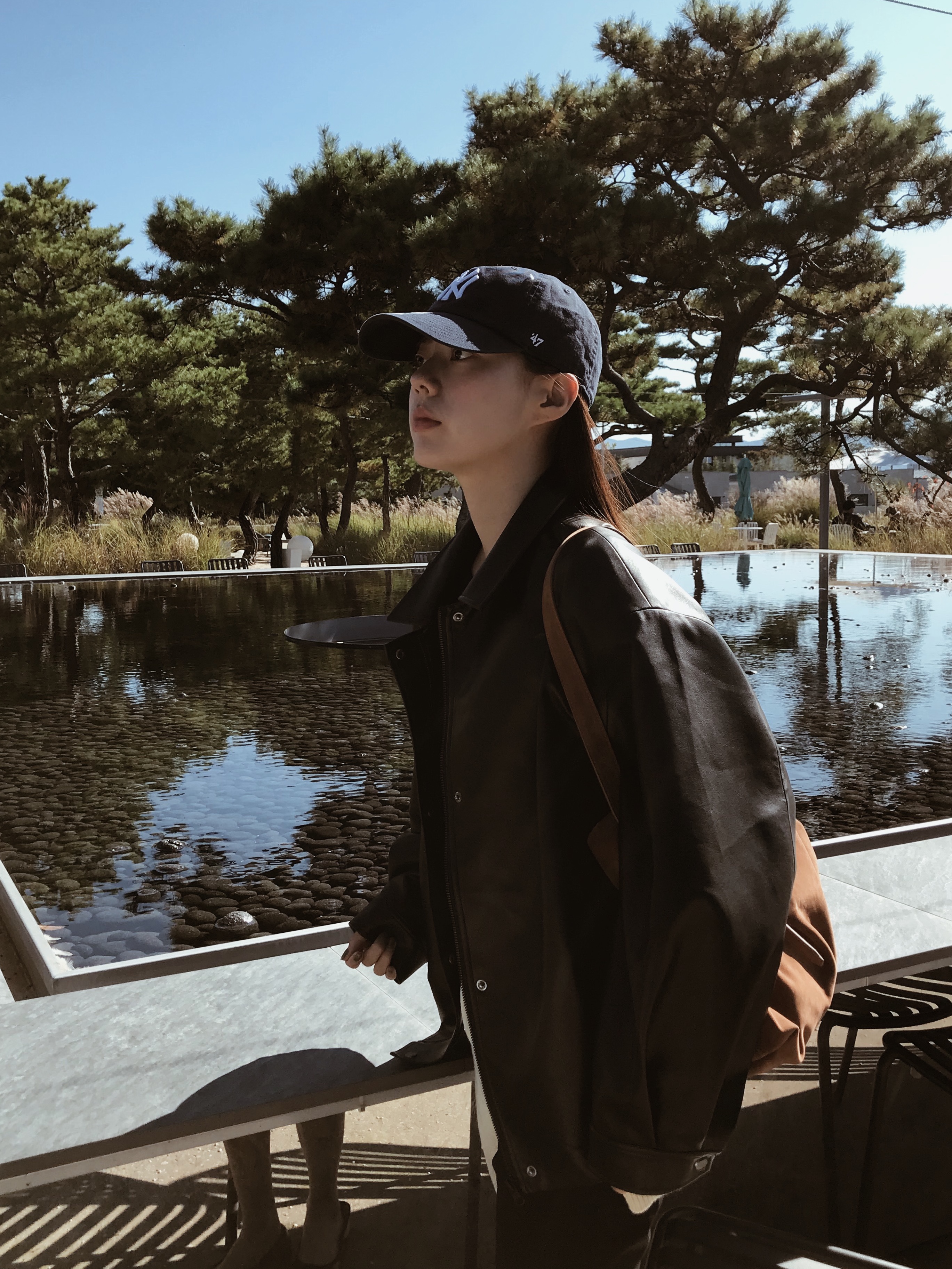 47 Brand New York Yankees Clean Up Navy 착용 스타일 - 1