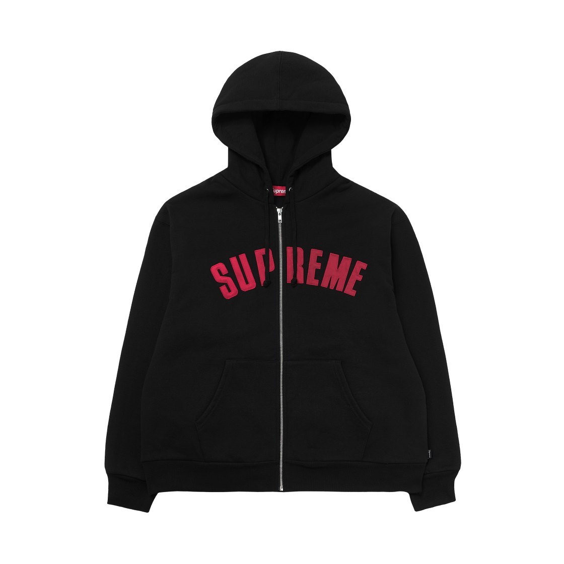 - Supreme Arc Thermal Lined Zip Up Hooded Sweatshirt Black - 25FW