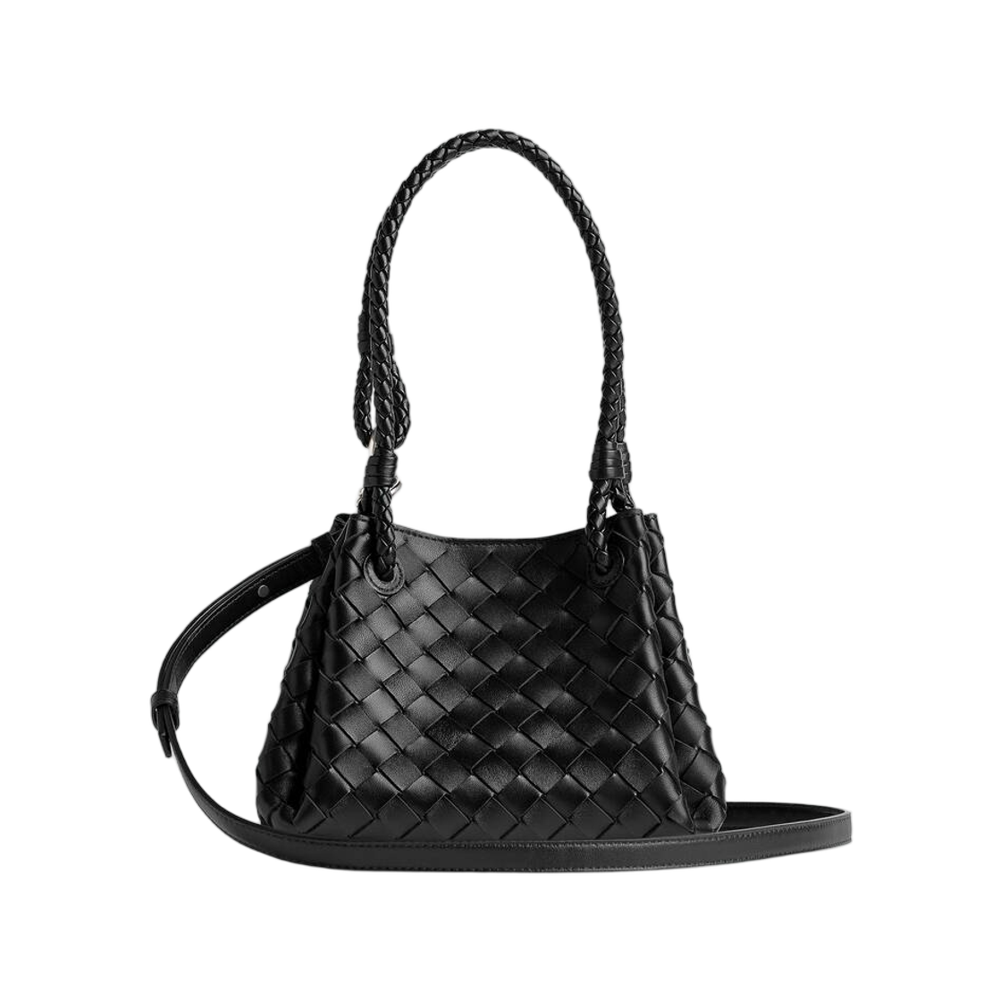 보테가 베네타 스몰 파라슈트 블랙(Bottega Veneta Small Parachute Black) - 2