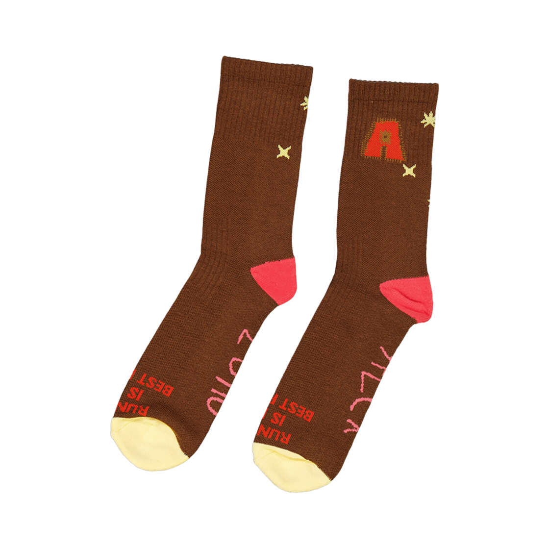 알렉스 조노 핏 허거스 삭스 브라운(Alex Zono Feet Huggers Socks Brown)