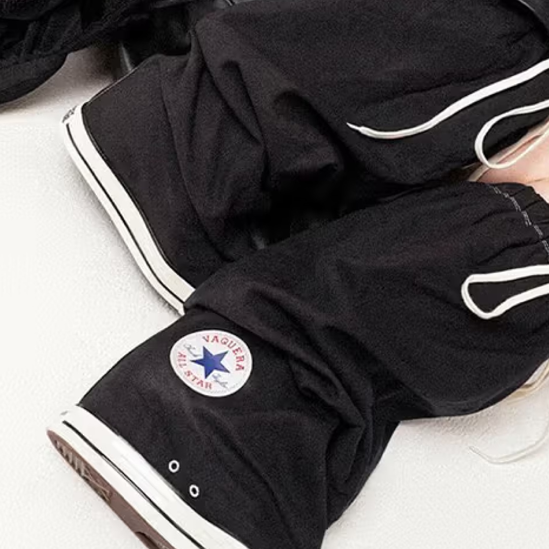 (W) Converse x Vaquera X Hi Slouch Wedge Black White, (W) Converse x Vaquera X Hi Slouch Wedge White Black 착용 스타일 - 2