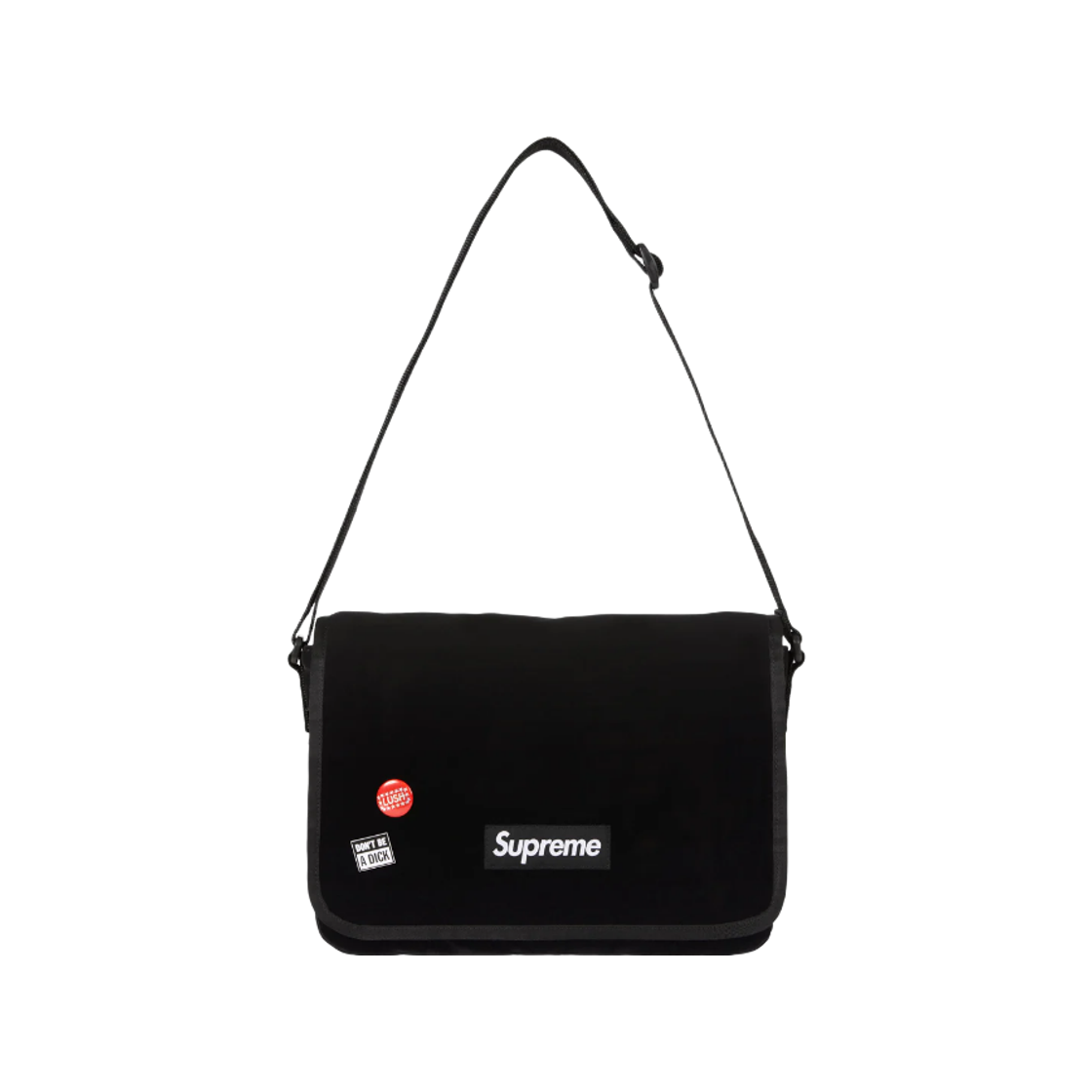 슈프림 벨벳 스몰 메신저 백 블랙 - 25FW(Supreme Velvet Small Messenger Bag Black - 25FW)