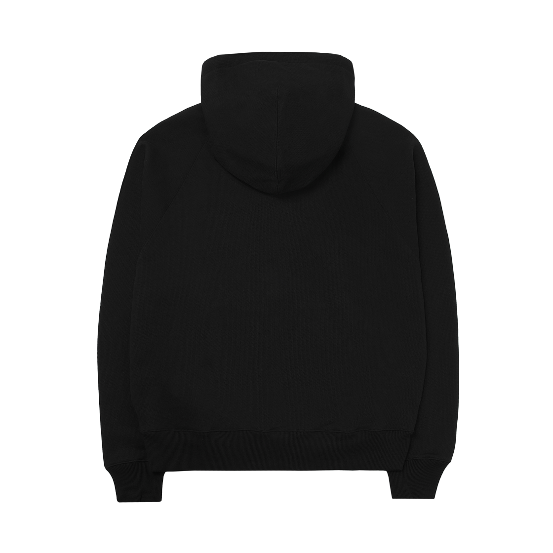 아미 빅 하트 로고 코튼 후드 블랙(AMI de Coeur Cotton Hoodie Black) - 2