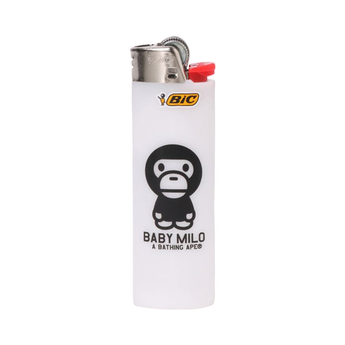 베이프 베이비 마일로 빅 레귤러 라이터 화이트(BAPE Baby Milo Bic Regular Lighter White)