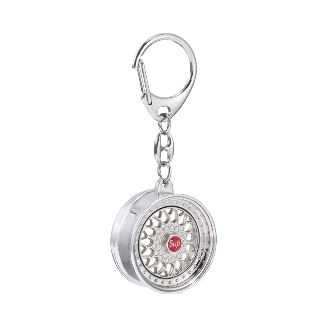 슈프림 x BBS RS 림 키체인 크롬 - 25FW(Supreme x BBS RS Rim Keychain Chrome - 25FW)