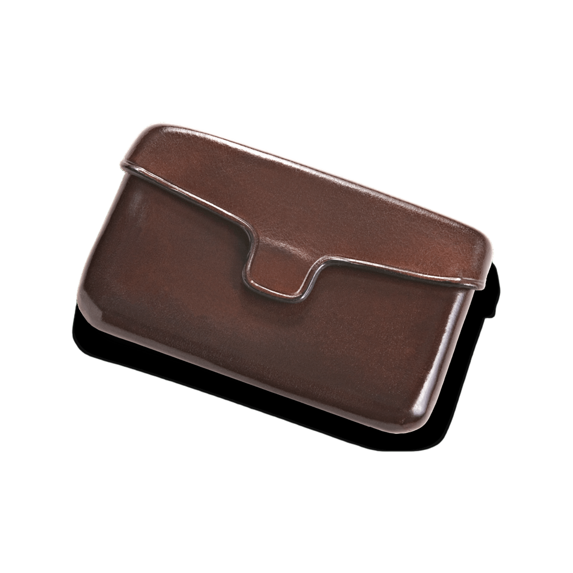 일부세토 마그네틱 클로저 카드 홀더 다크 브라운(Il Bussetto Card Holder Magnetic Closure Darkbrown)