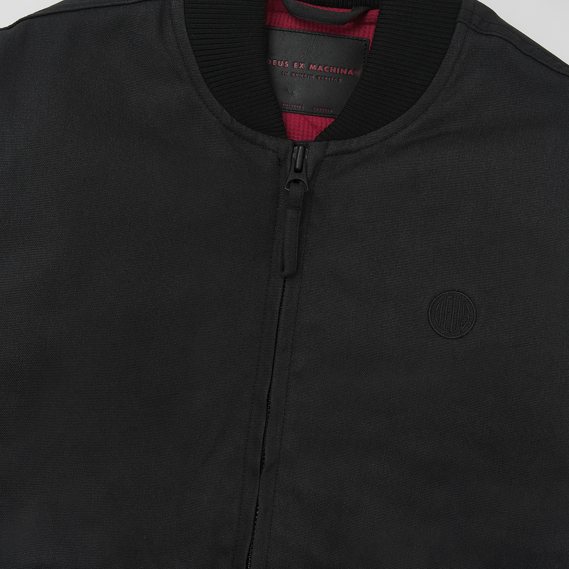 데우스 엑스 마키나 라이더스 프렌드 봄버 자켓 블랙(Deus Ex Machina Riders Friend Bomber Jacket Black) - 3