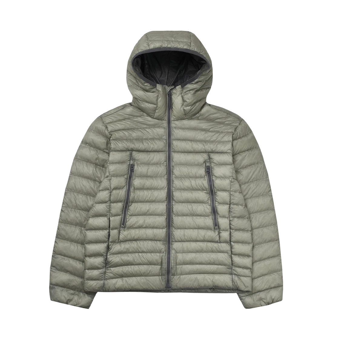 Musinsa Standard Musinsa Standard City Leisure Sheer Ripstop Hooded Light Down Jacket Light Grey · M