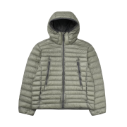 Musinsa Standard City Leisure Sheer Ripstop Hooded Light Down Jacket Light Grey