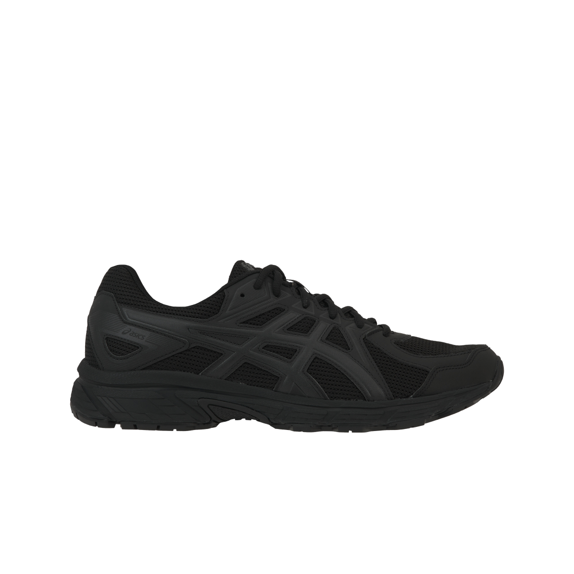아식스 조그 100 T 블랙 - 4E 엑스트라 와이드(Asics Jog 100 T Black - 4E Extra Wide)