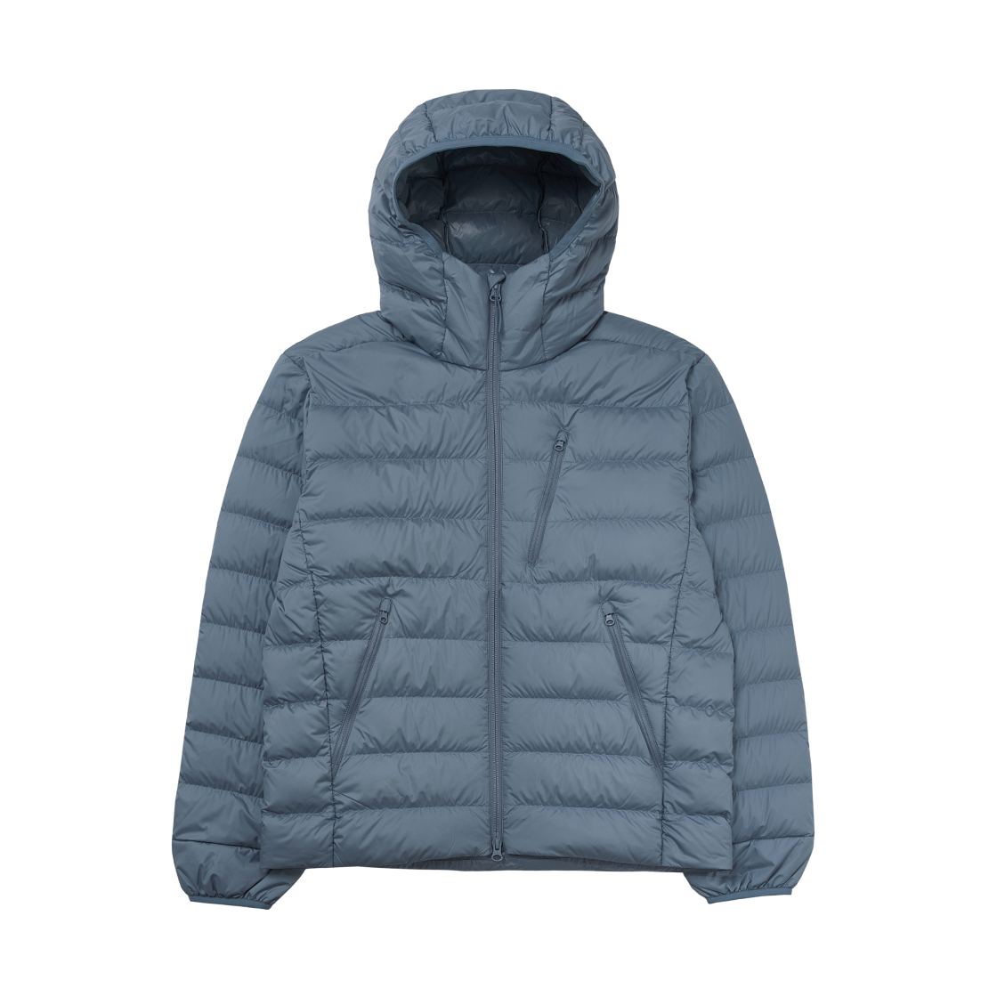 무신사 스탠다드 시티 레저 후디드 라이트 다운 재킷 문 블루(Musinsa Standard City Leisure Hooded Light Down Jacket Moon Blue)
