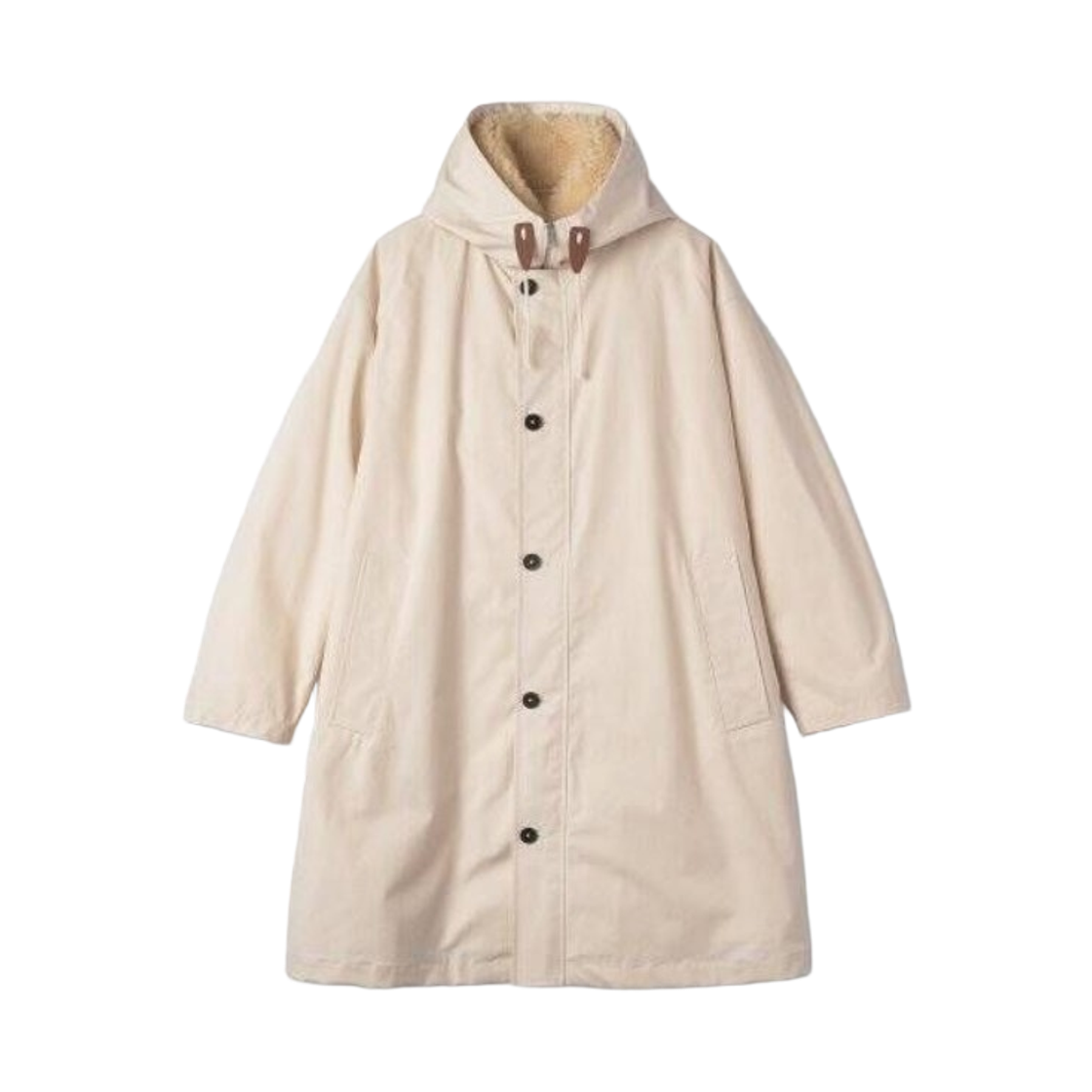 J47AA0001-JTN017-280 Jil Sander Organic Washed Parka Beige