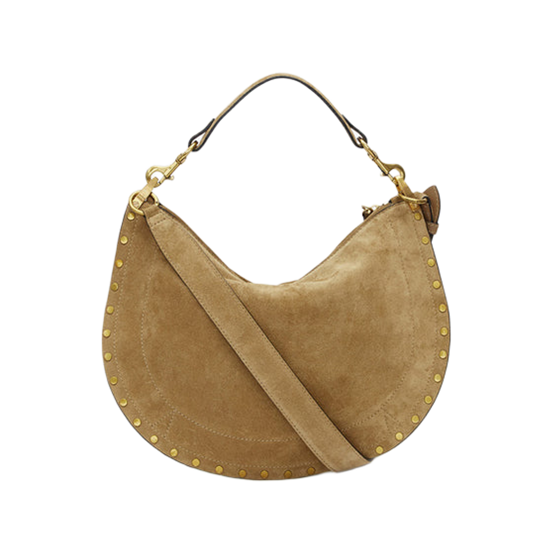 이자벨 마랑 오스칸 소프트 집 백 토프 - 25FW(Isabel Marant Oskan Soft Zip Bag Taupe - 25FW) - 2