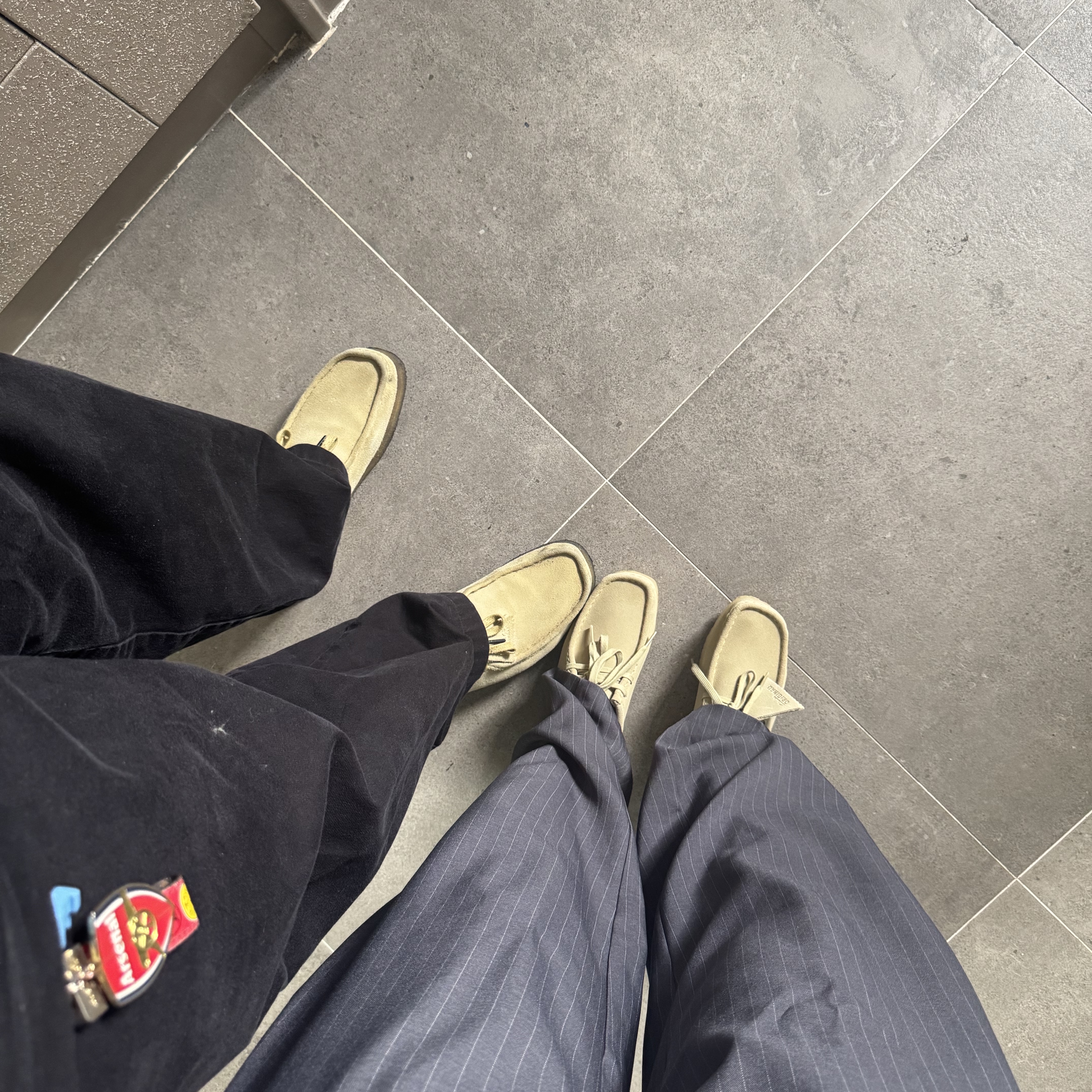 (W) Clarks Wallabee Maple Suede, Clarks Wallabee Maple Suede 착용 스타일