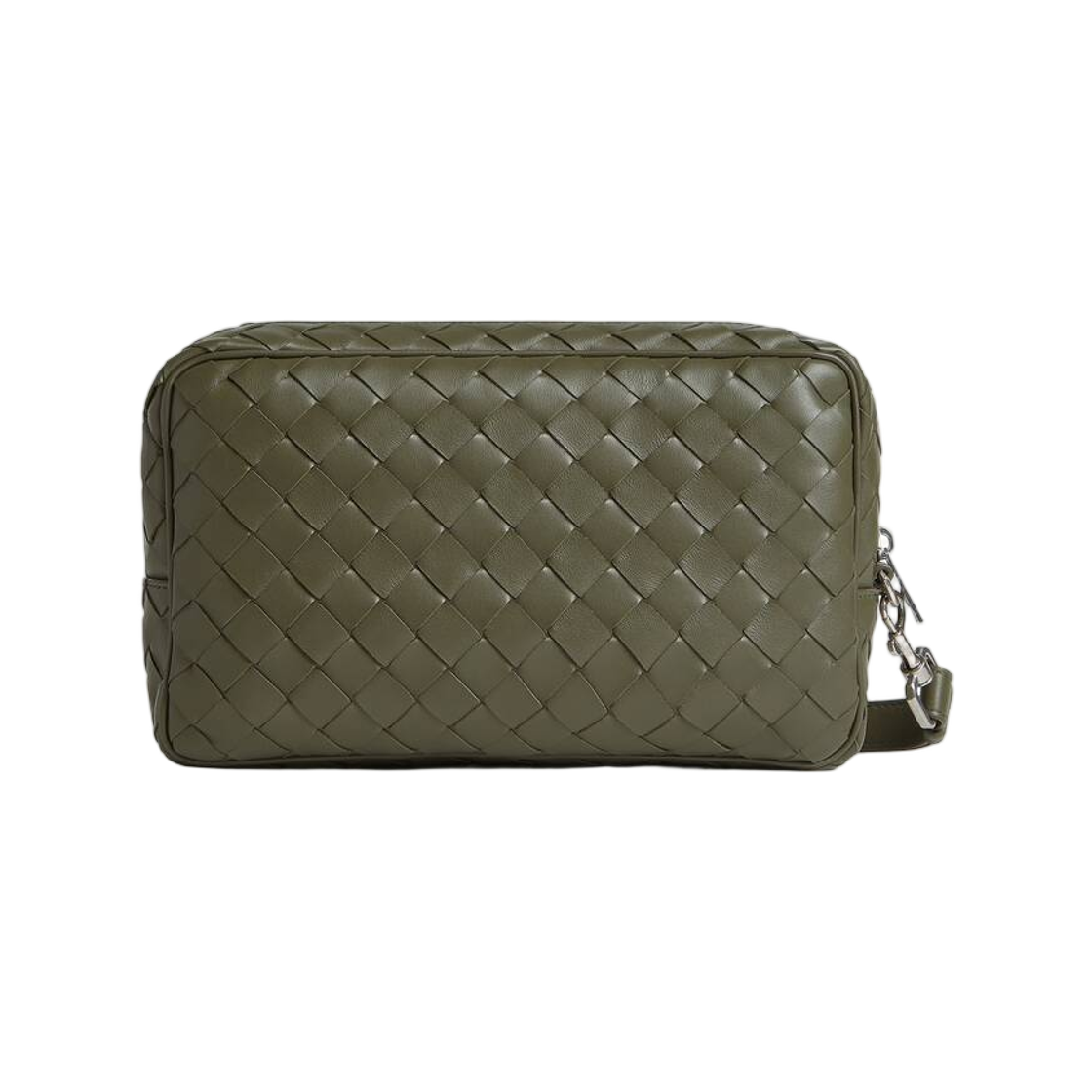 보테가 베네타 인트레치아토 파우치 리슬릿 크로커다일(Bottega Veneta Intrecciato Pouch with Wristlet Crocodile) - 1