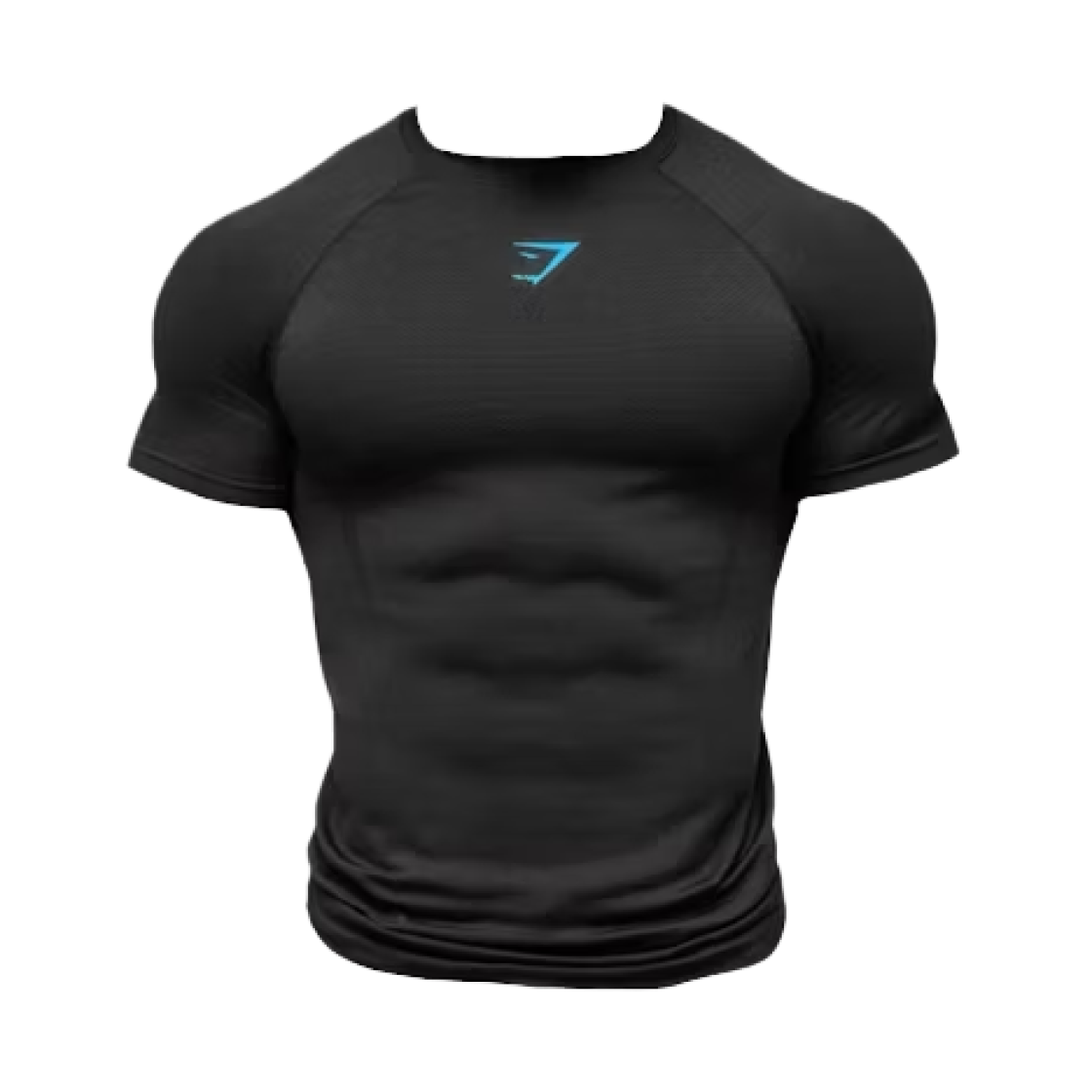 A6A4C-BCBF Gymshark Onyx Midnight 5.0 Seamless T-Shirt Black Black