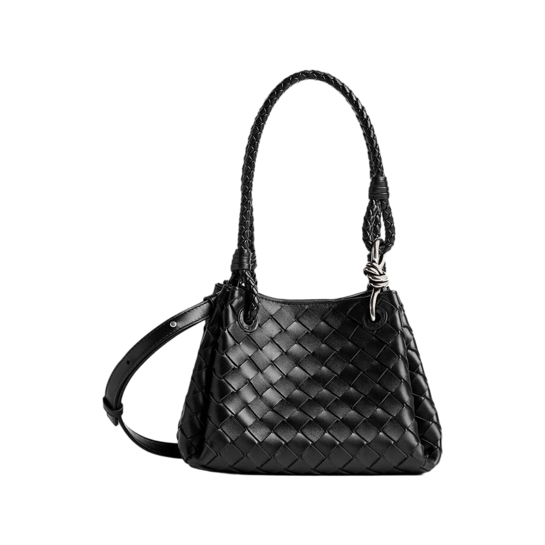 보테가 베네타 스몰 파라슈트 블랙(Bottega Veneta Small Parachute Black) - 1
