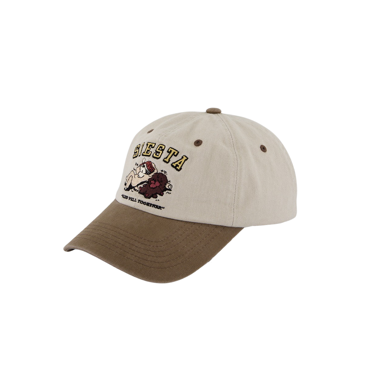 언더마이카 피오씨 시에스타 베이스볼 캡 베이지/카멜(Undermycar POC Siesta Baseball Cap Beige/Camel)