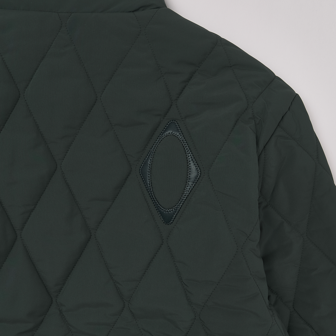 미스치프 롬버스 퀼티드 봄버 자켓 다크 그린(Mischief Rhombus Quilted Bomber Jacket Dark Green) - 5