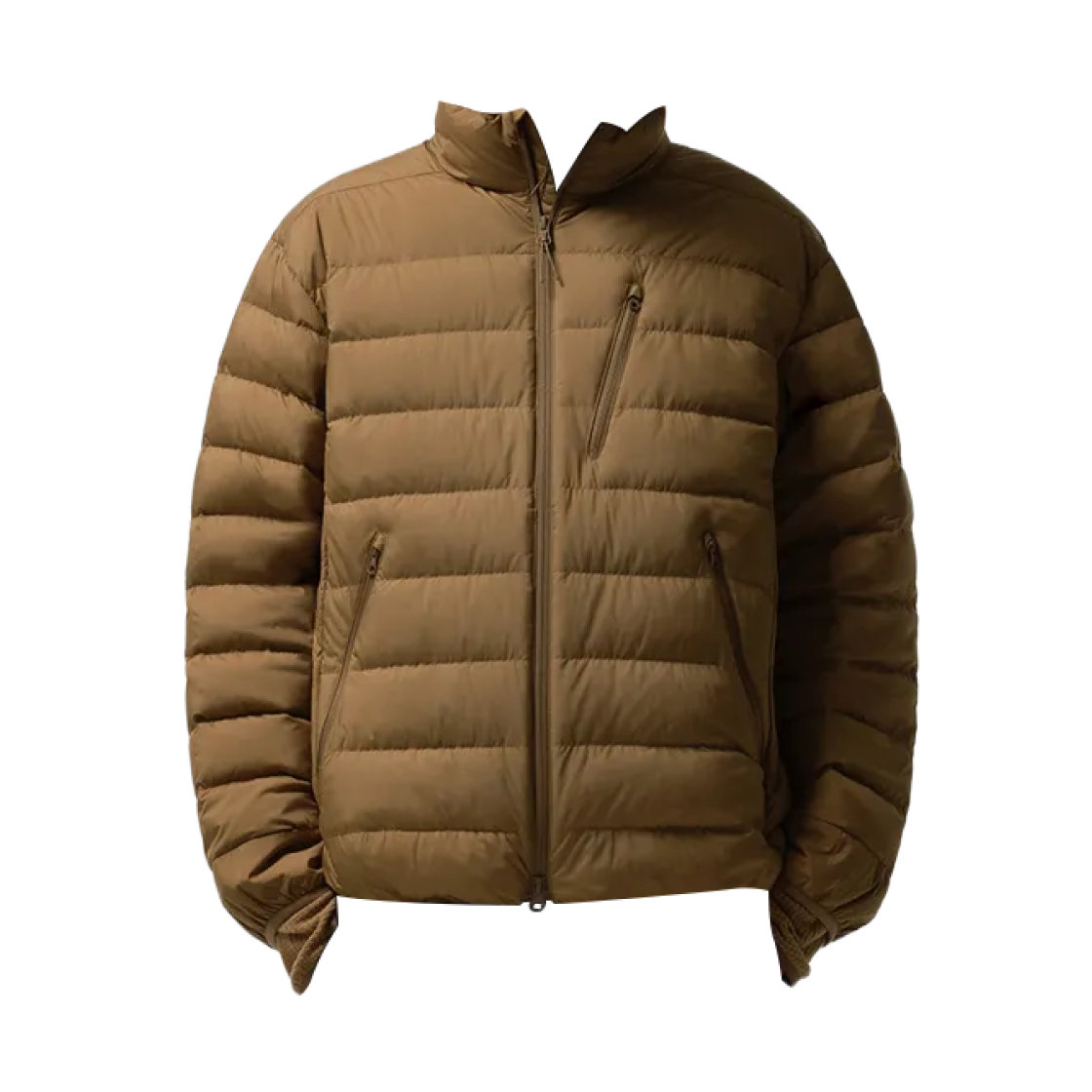 무신사 스탠다드 시티 레저 하이 넥 라이트 다운 자켓 데저트 브라운(Musinsa Standard City Leisure High Neck Light Down Jacket Desert Brown)