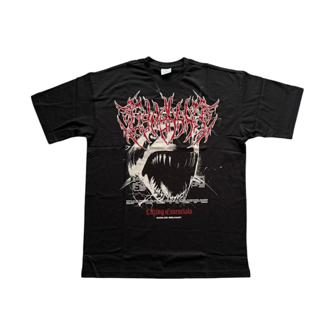 - Gymshark Carlos x Rest Day Essential Oversized T-Shirt Black