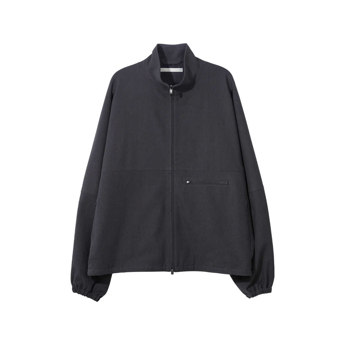 AY-JK08_CH Amaiyuutsu Fluid Noil Zip Jacket Charcoal