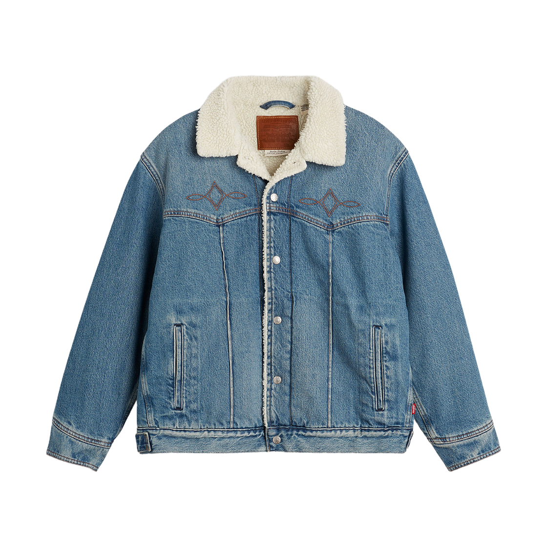 002WX-0001 Levi's Sherpa Trucker Jacket Midium Indigo