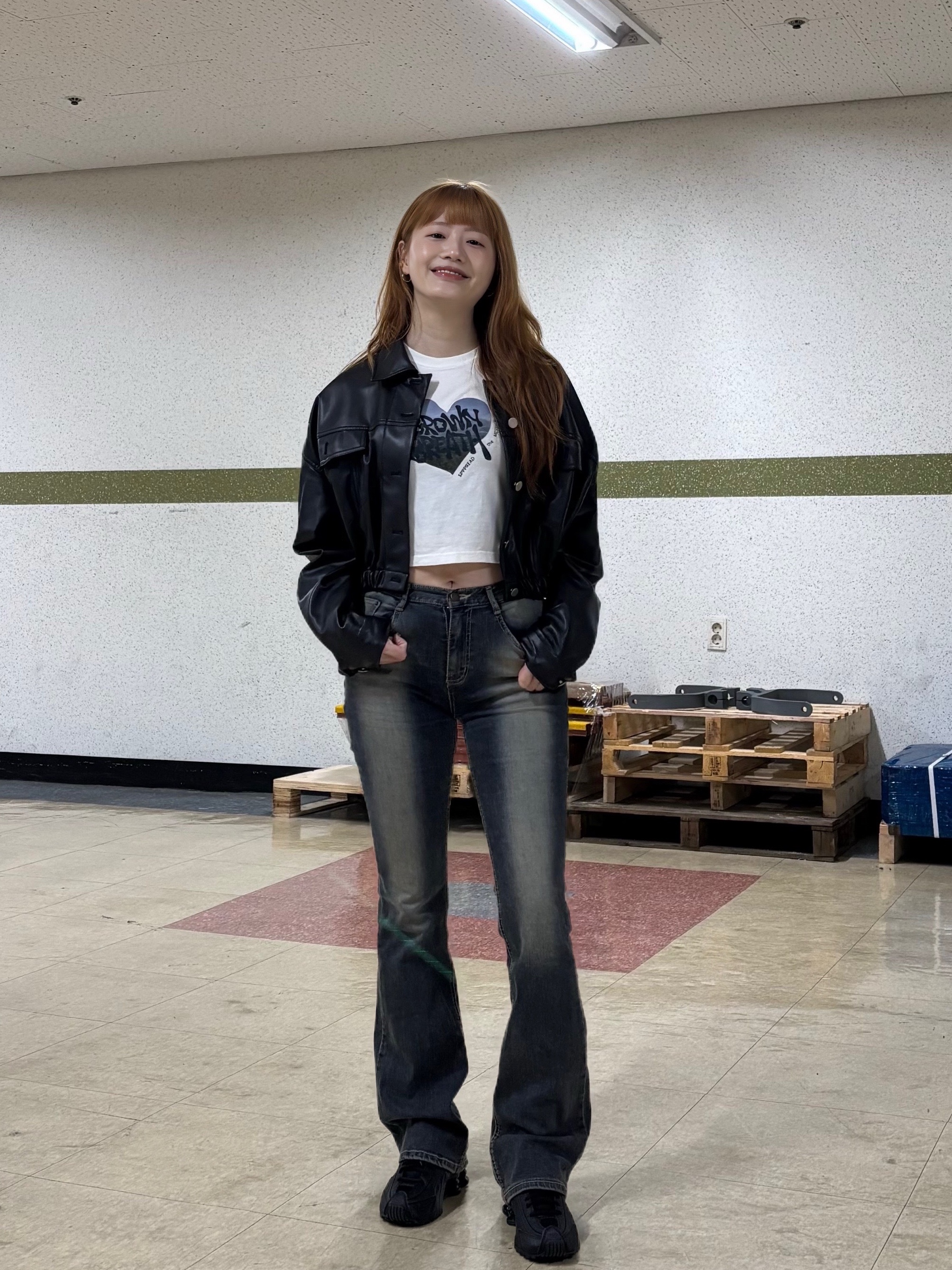 (W) Nike Shox R4 Black 착용 스타일 - 6