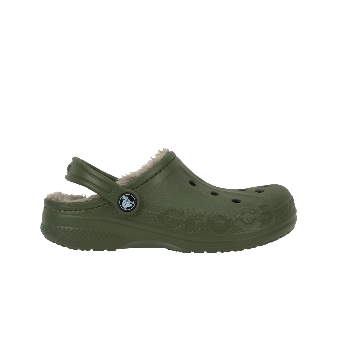 (키즈) 크록스 바야 라인드 클로그 아미 그린((Kids) Crocs Baya Lined Clog Army Green) - 1