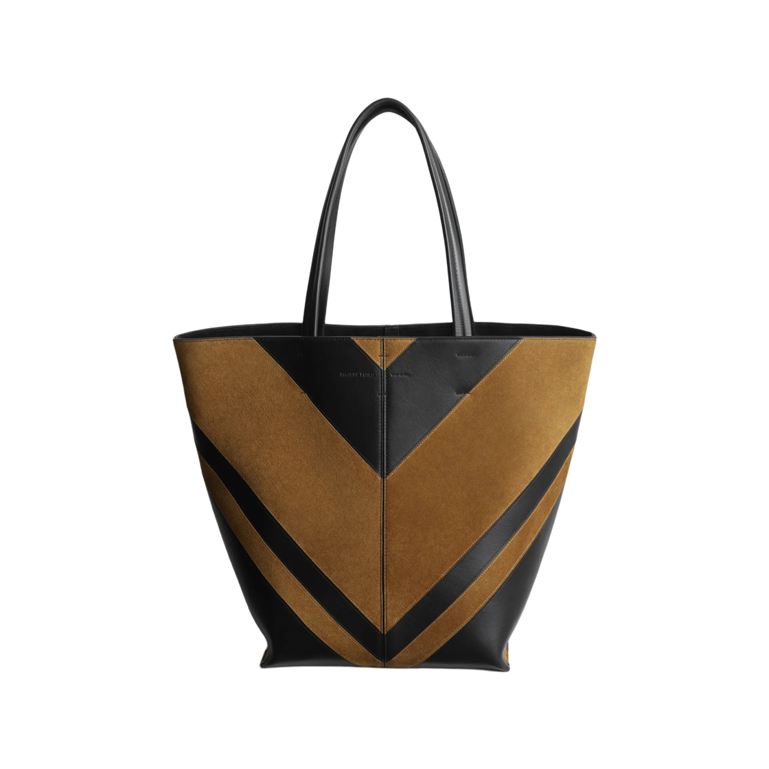 AB31-LT0057-929BT-S Phoebe Philo Pot Cabas Black Toffee