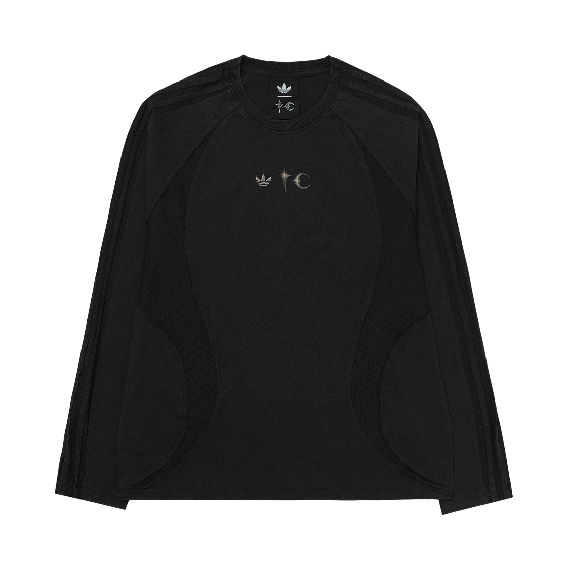 아디다스 x 떠그 클럽 롱슬리브 티셔츠 블랙 - KR 사이즈(Adidas x Thug Club Long Sleeve T-Shirt Black - KR Sizing)