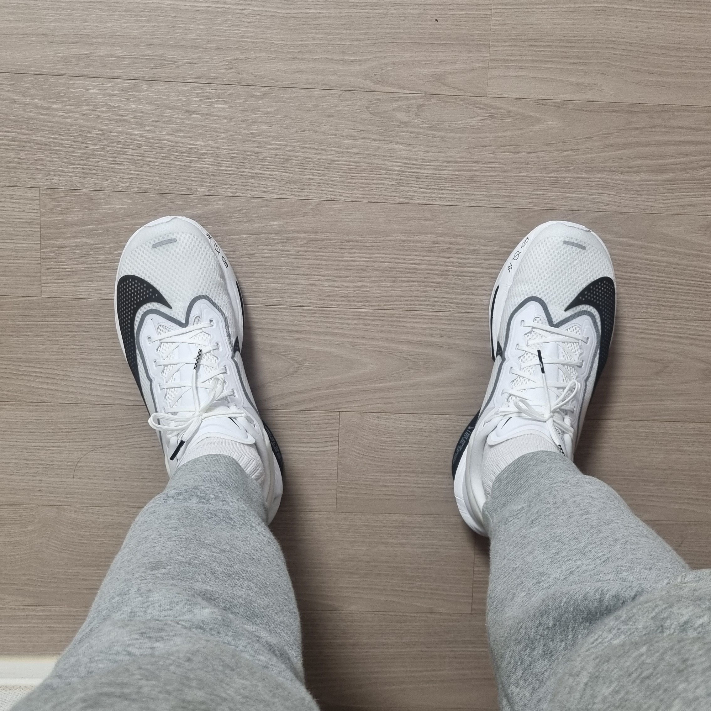 Nike Zoom Fly 6 White Smoke Grey 착용 스타일 - 1
