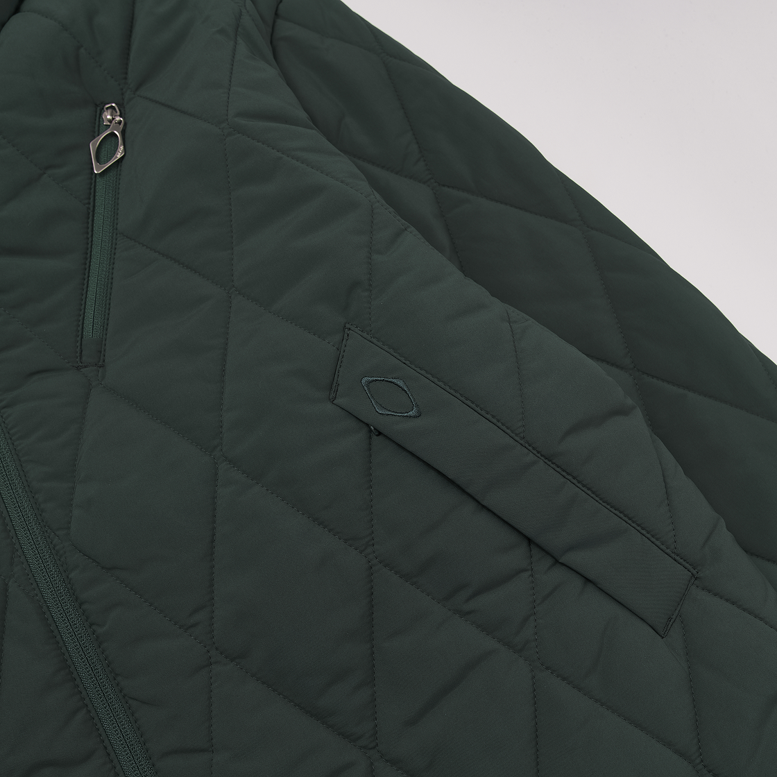 미스치프 롬버스 퀼티드 봄버 자켓 다크 그린(Mischief Rhombus Quilted Bomber Jacket Dark Green) - 4