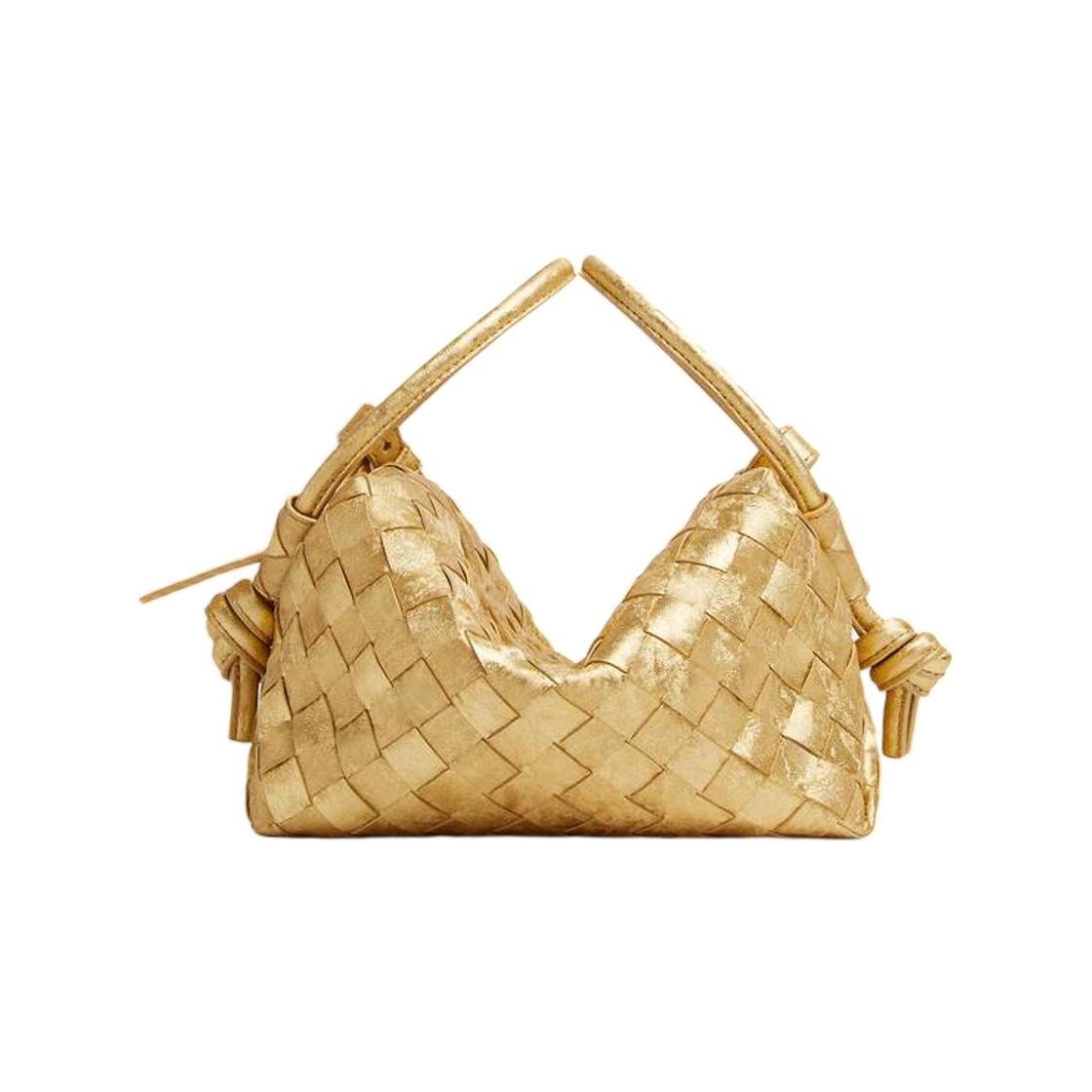 844285V5XF18472 Bottega Veneta Loop Top Handle Gold