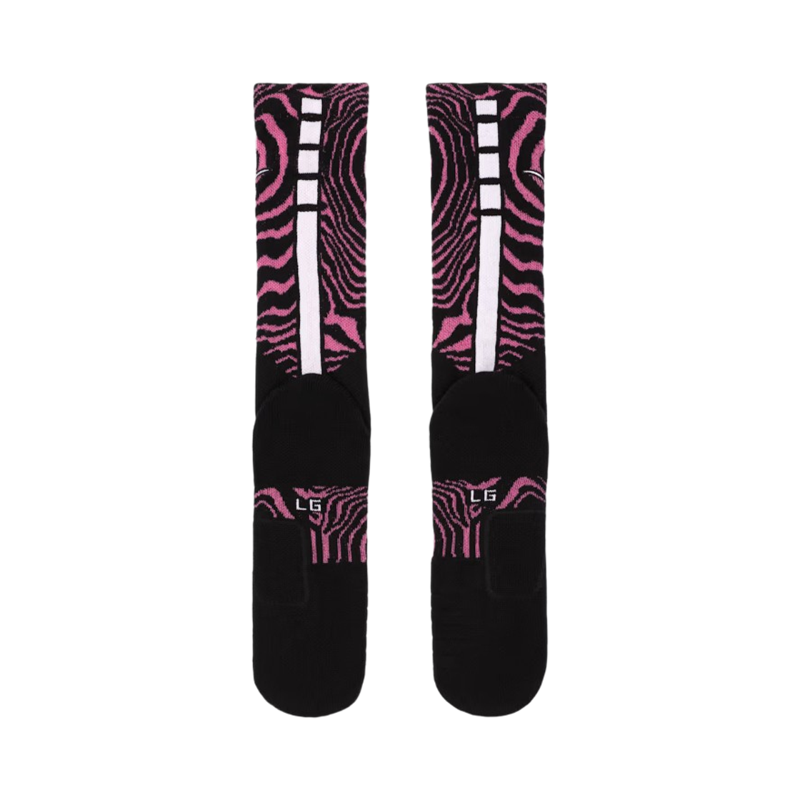 나이키 엘리트 베스킷볼 크루 삭스 하이퍼 핑크 블랙(Nike Elite Basketball Crew Socks Hyper Pink Black) - 2