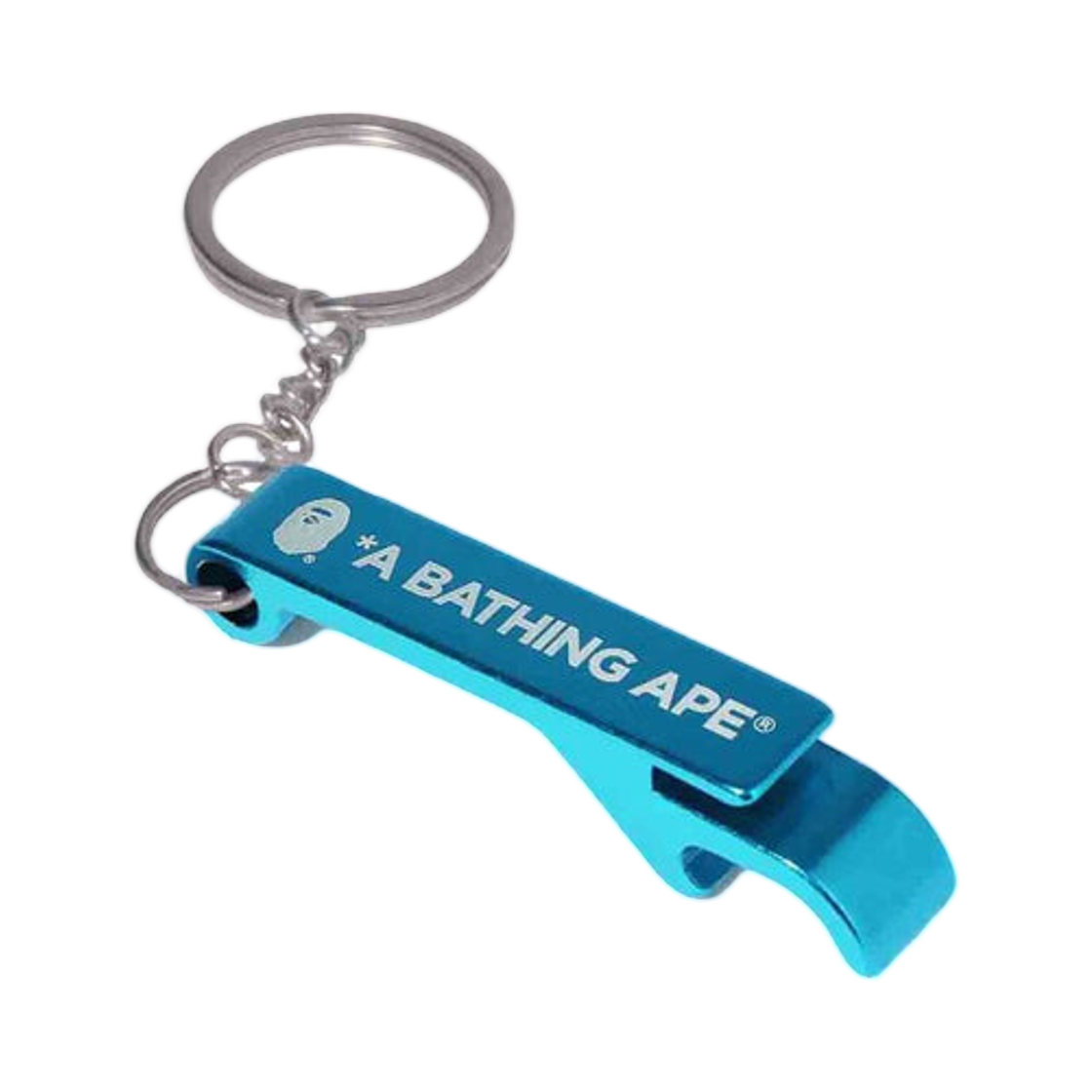 - BAPE Bottle Opener Keychain Blue