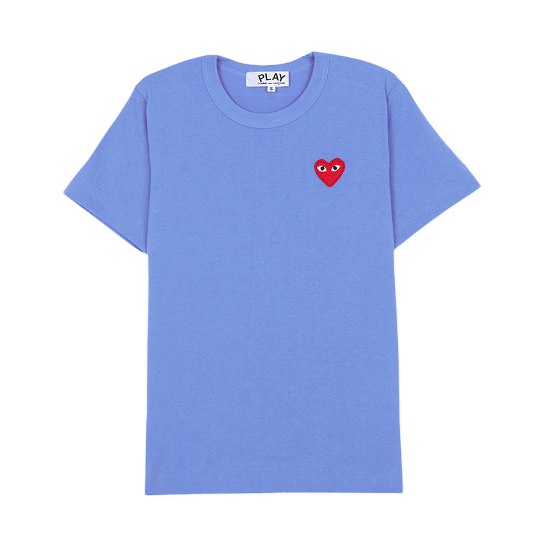 AZ-T211-051-1 (W) Comme des Garcons Redwappen Short Sleeve Shirt Blue