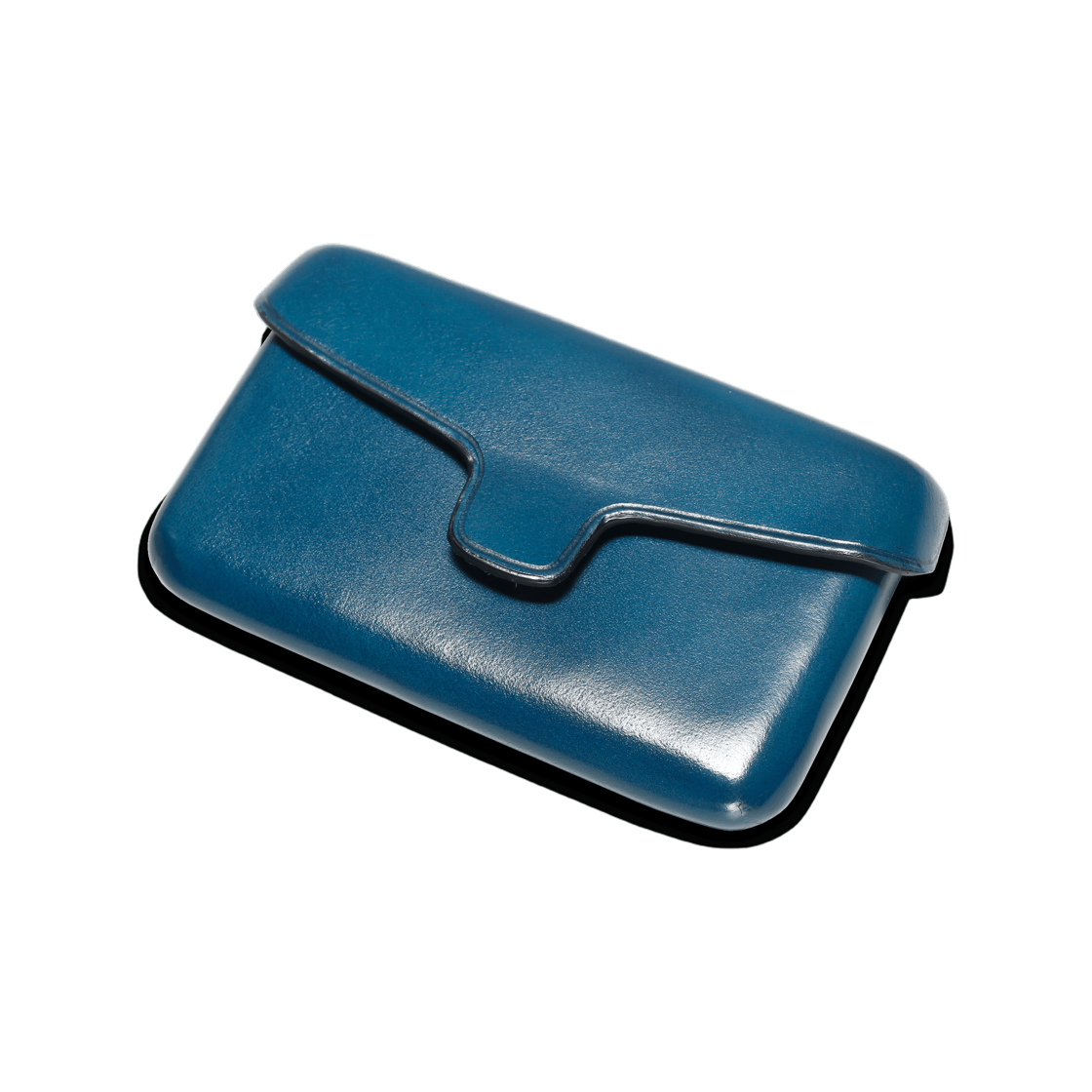 일부세토 마그네틱 클로저 카드 홀더 포세이돈 블루(Il Bussetto Card Holder Magnetic Closure Poseidonblue)