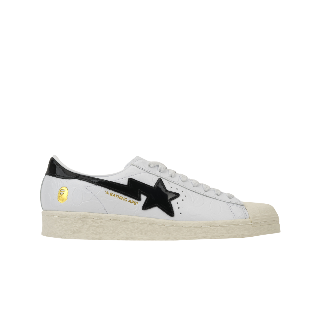 아디다스 x 베이프 슈퍼스타 빈티지 클라우드 화이트 코어 블랙(Adidas x BAPE Superstar Vintage Cloud White Core Black)
