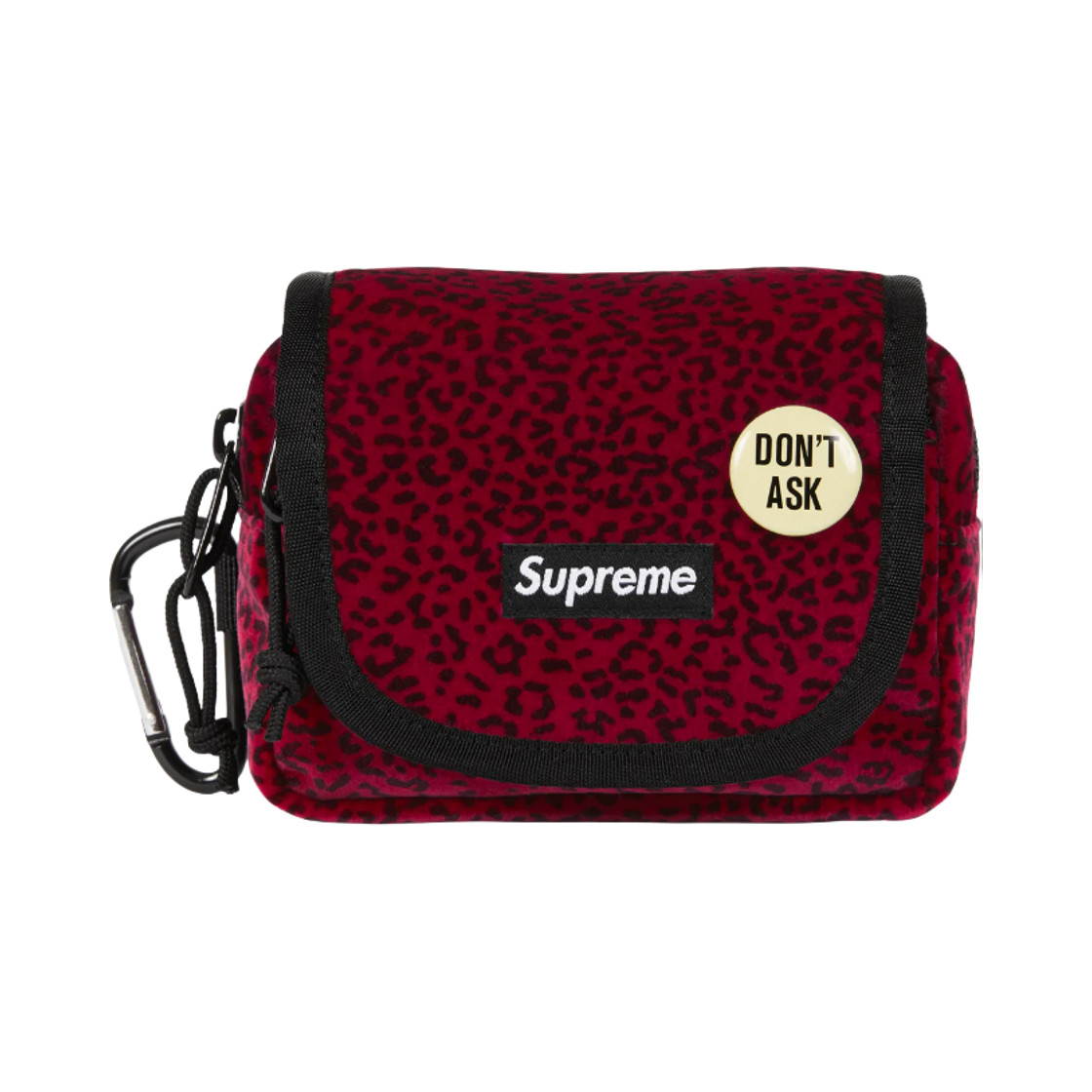 슈프림 벨벳 미니 파우치 레드 레오파드 - 25FW(Supreme Velvet Mini Pouch Red Leopard - 25FW)