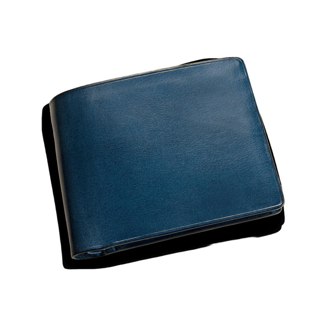 일부세토 코인 파우치 포함 컬러드 바이폴드 월렛 포세이돈 블루 | Il Bussetto | KREAM