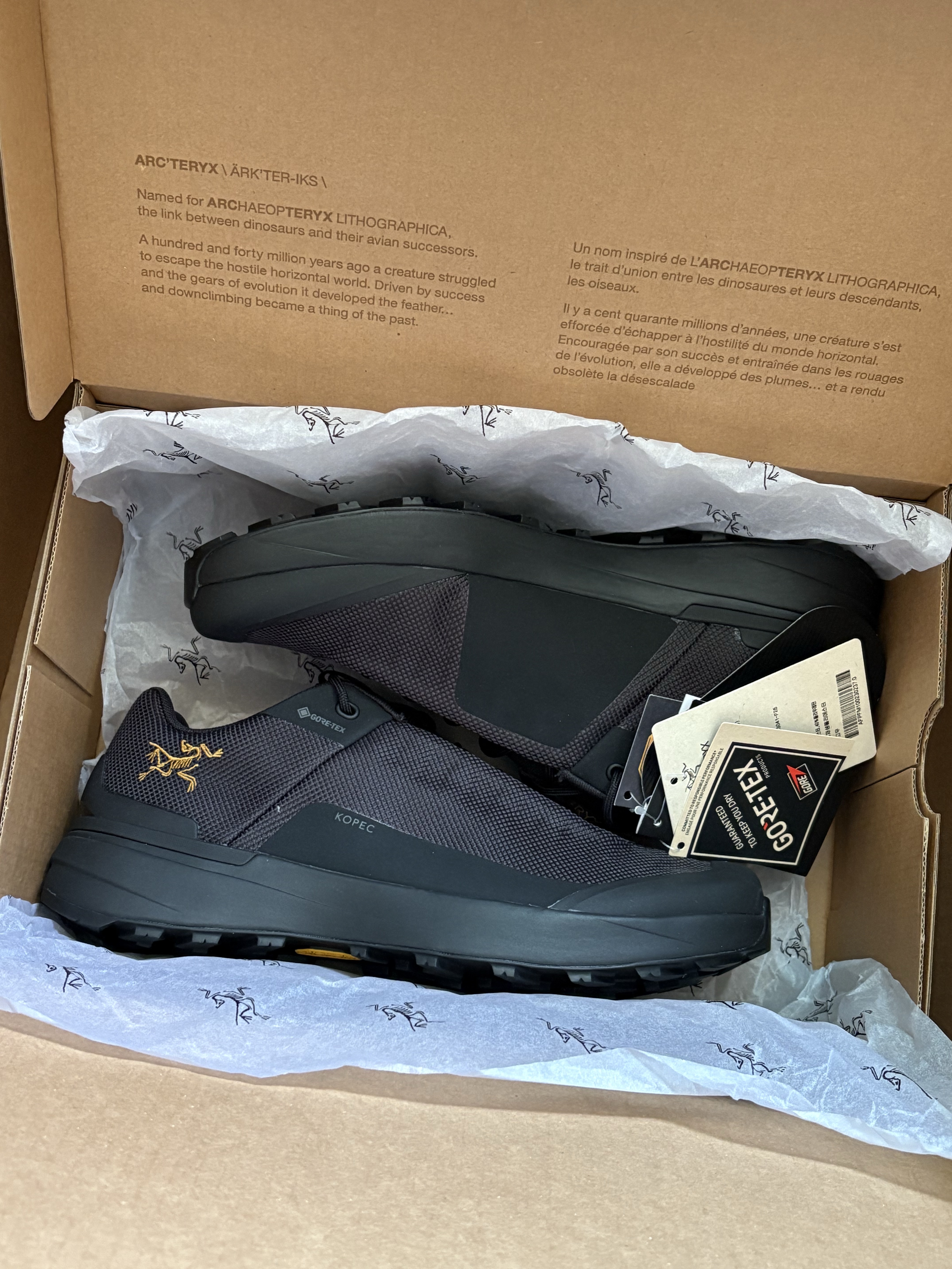 (W) Arc'teryx Kopec GTX Black Yukon, Arc'teryx Kopec GTX Black Yukon 착용 스타일