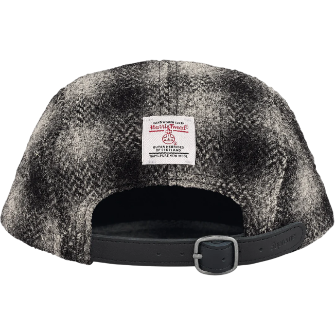 슈프림 해리스 트위드 캠프 캡 블랙 - 25FW(Supreme Harris Tweed Camp Cap Black - 25FW) - 2