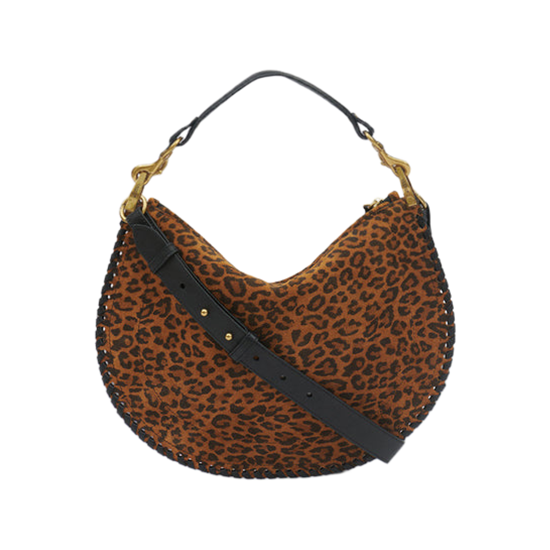 BF0066FB-C3C10M-99LE Isabel Marant Oskan Soft Zip Bag Leopard - 25FW