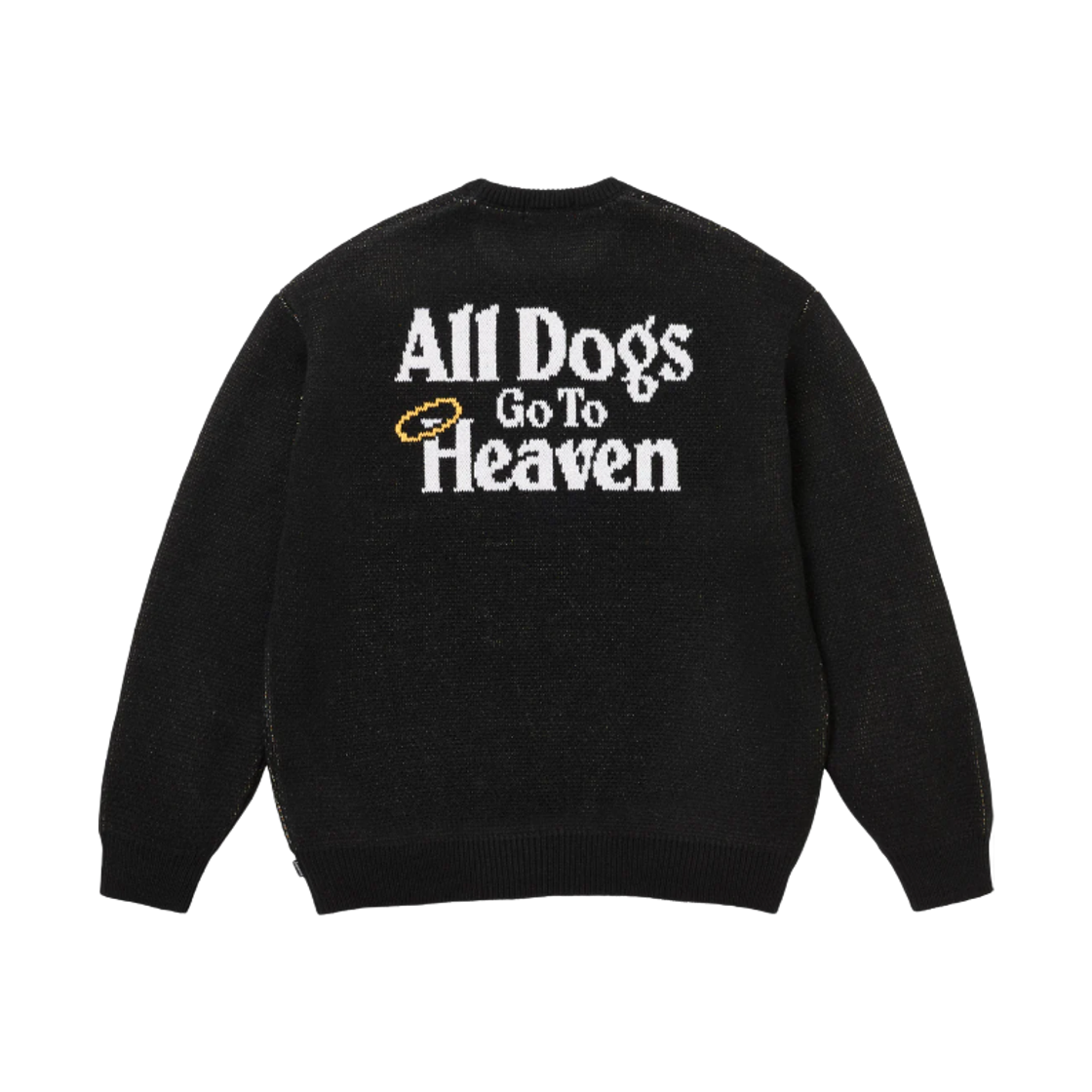 슈프림 올 독스 고 투 헤븐 스웨터 블랙 - 25FW(Supreme All Dogs Go To Heaven Sweater Black - 25FW) - 2