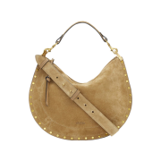 Isabel Marant Oskan Soft Zip Bag Taupe - 25FW