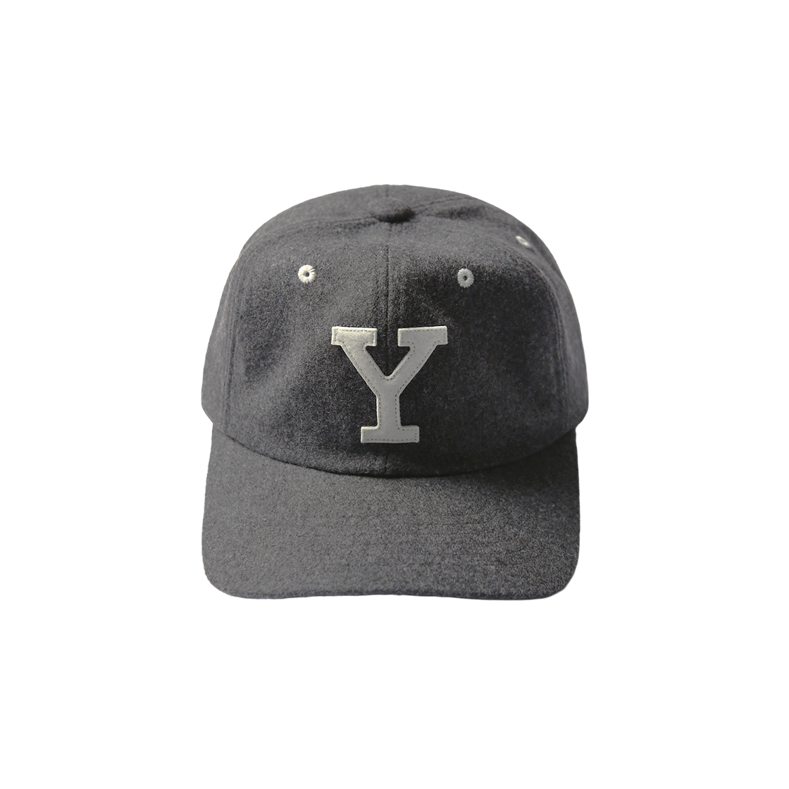 YFX2CA703SGR Yale Wool Leather Strap Cap Grey