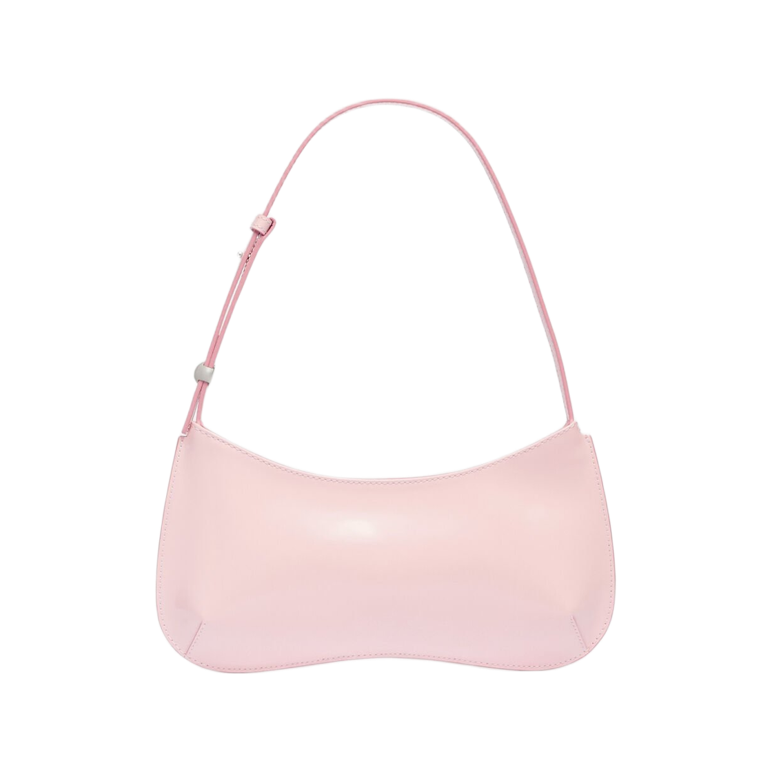 BAW00442AC1-8A01-405 Jacquemus Le Bisou Beaded Shoulder Bag Pale Pink