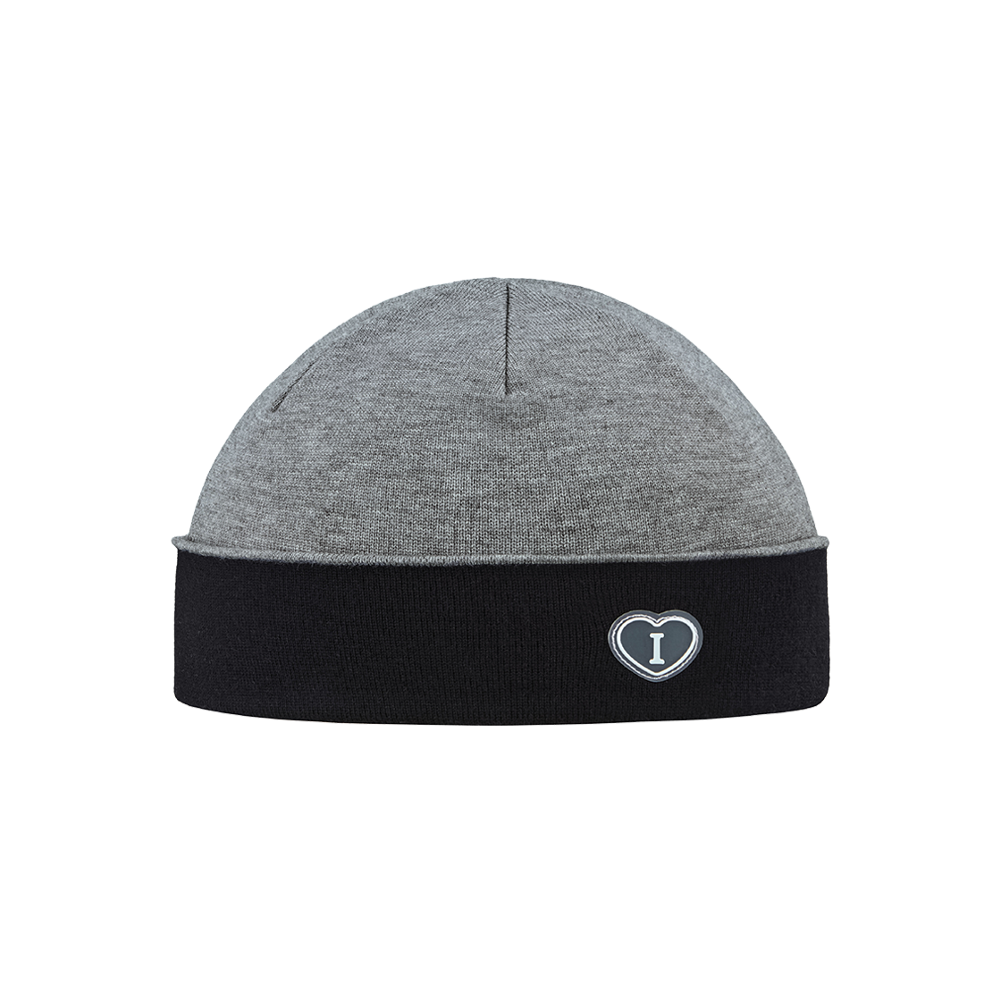 아이썸머리 트윈키 비니 블랙 그레이(Isummerly Twin key beanie Black gray)